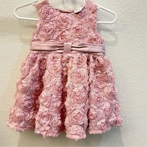 Pink Floral Mini Dress